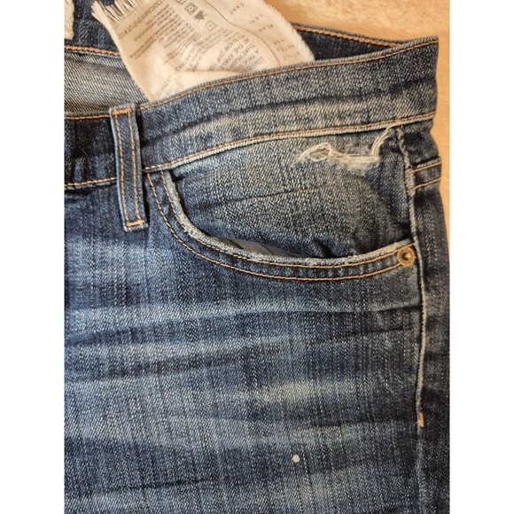 Current/Elliot The Skinny Distressed Jeans Mid Rise Skinny Jeans Love Destroy 30 - Picture 4 of 9